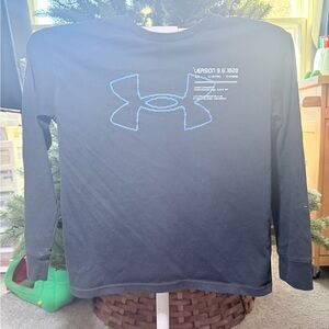 Under Armour Kids Black Long Sleeve Tee